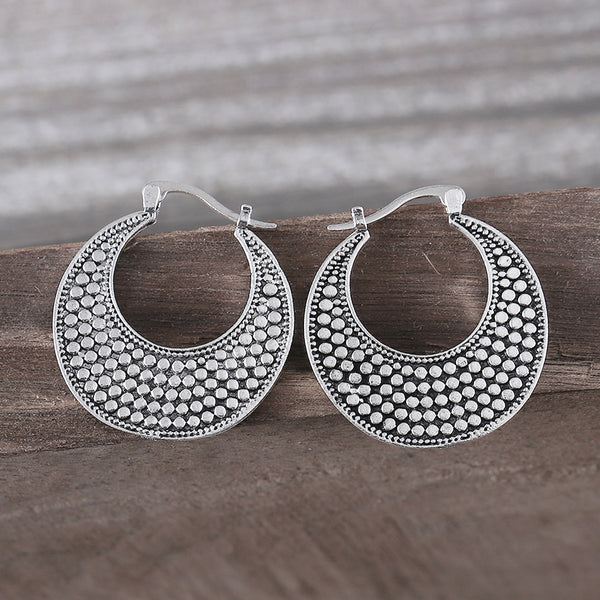 Half Moon Vintage Simple Fashion Earrings