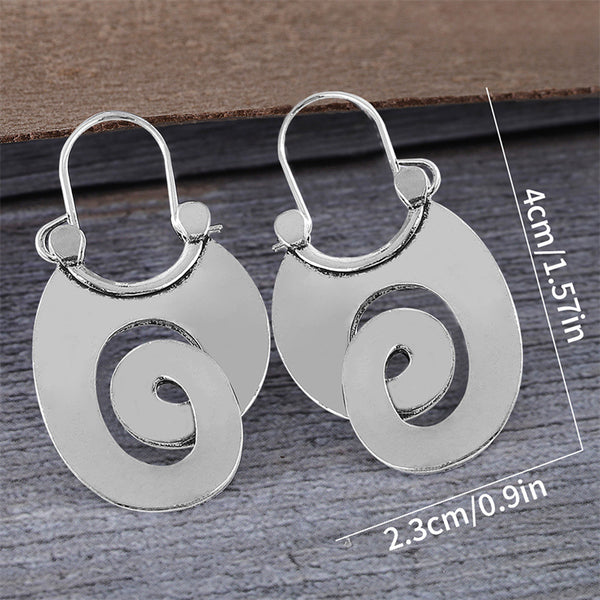 Bent Symbol Dangle Earrings