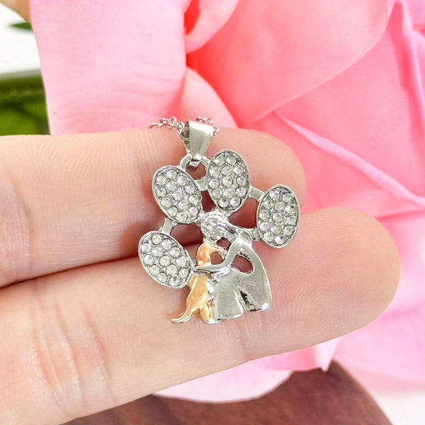 Puppy Hugs Pendant Necklace
