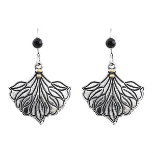Vintage Simple Leaf Dangle Earrings