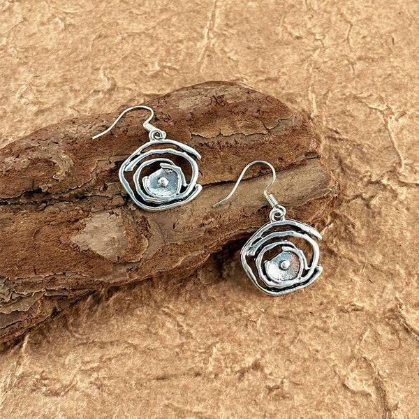 Premium Spiral Irregular Earrings