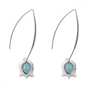 Vintage Simple Jellyfish Dangle Earrings