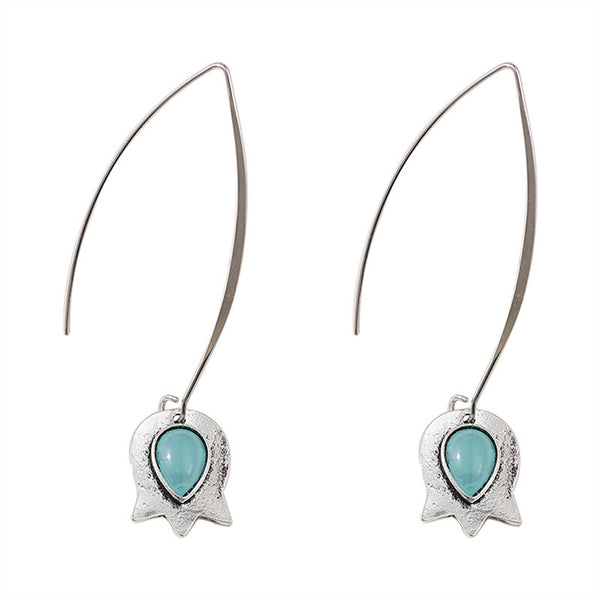 Vintage Simple Jellyfish Dangle Earrings