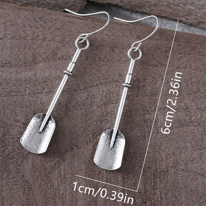 Vintage Personalized Spade Long Earrings