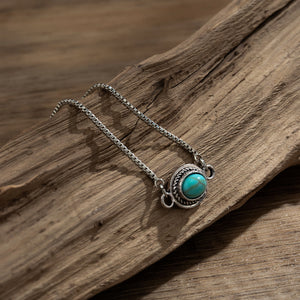 Simple Vintage Turquoise Bracelet