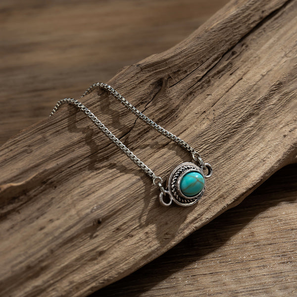 Simple Vintage Turquoise Bracelet