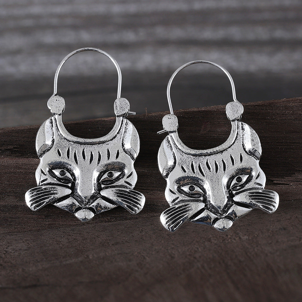Vintage Quirky Cat Earrings