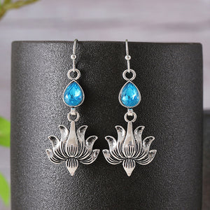Vintage Lotus Earrings