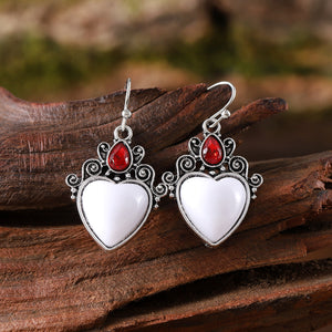 Vine Floral and Diamond Earrings