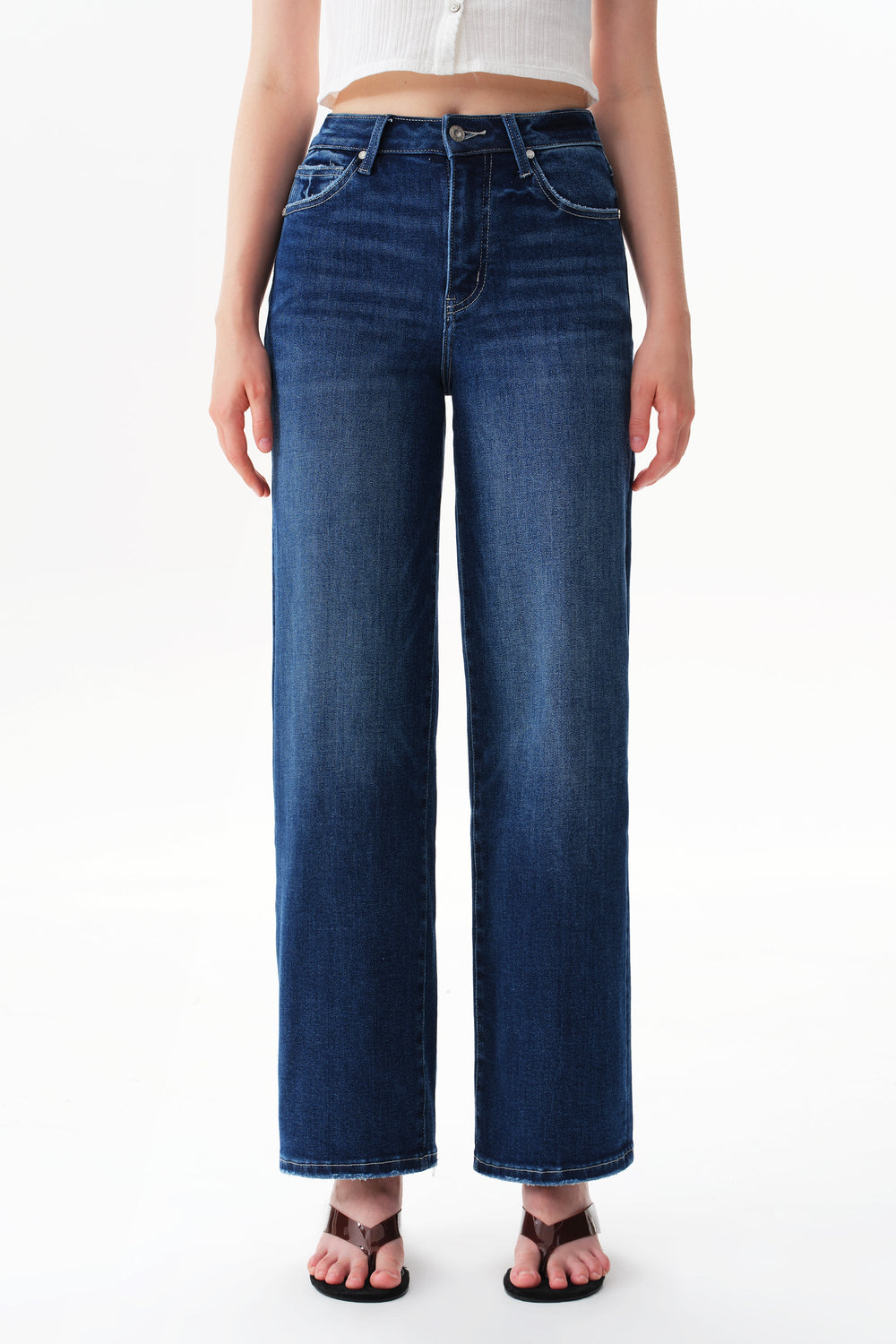 ONESO Versatile High Rise Straight Jeans