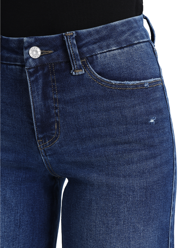 ONESO Women Mid Rise Wide Leg Jeans
