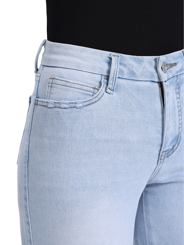 ONESO Women Classic Mid Rise Wide Leg Jeans