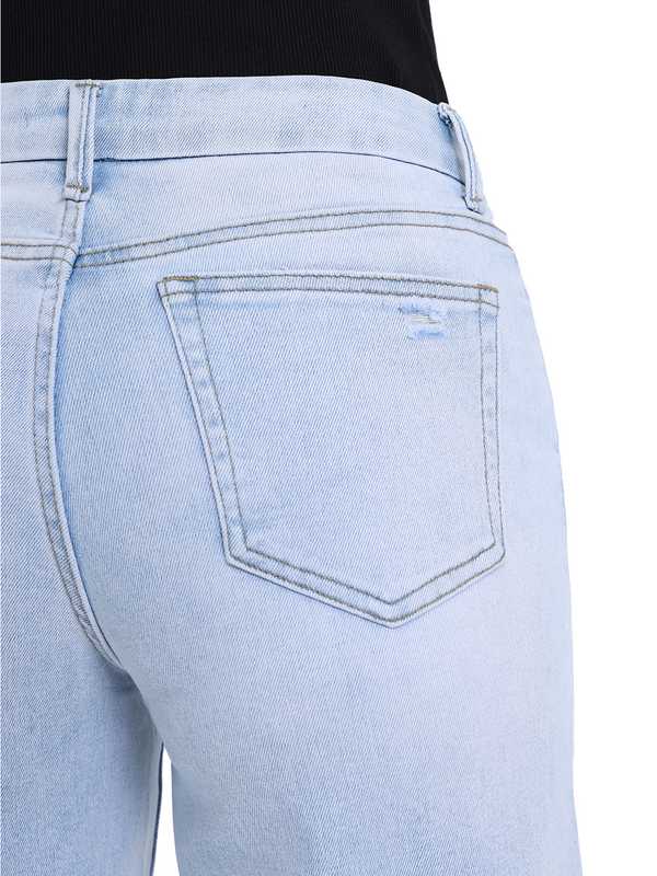 ONESO Women Classic Mid Rise Wide Leg Jeans