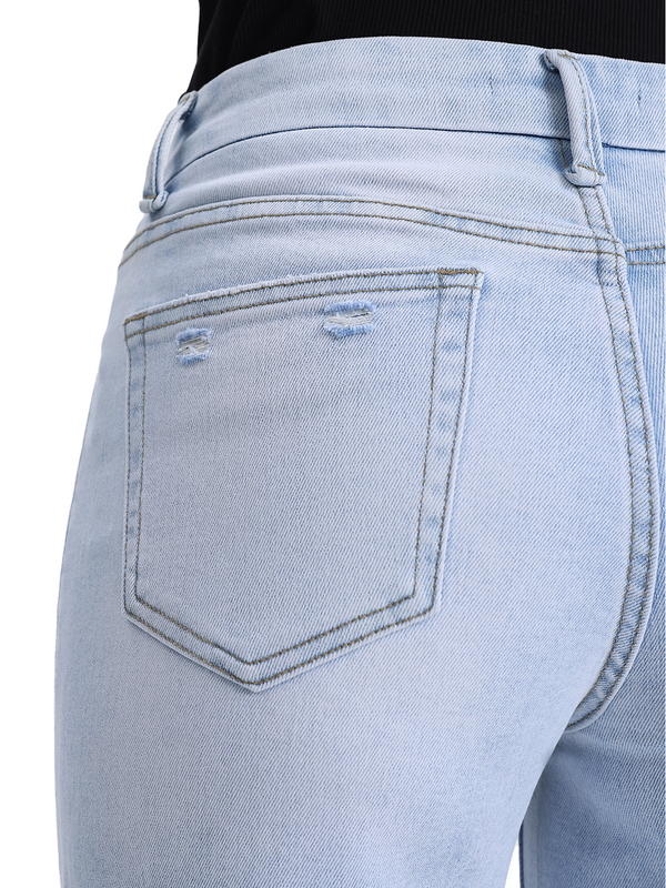 ONESO Women Classic Mid Rise Wide Leg Jeans