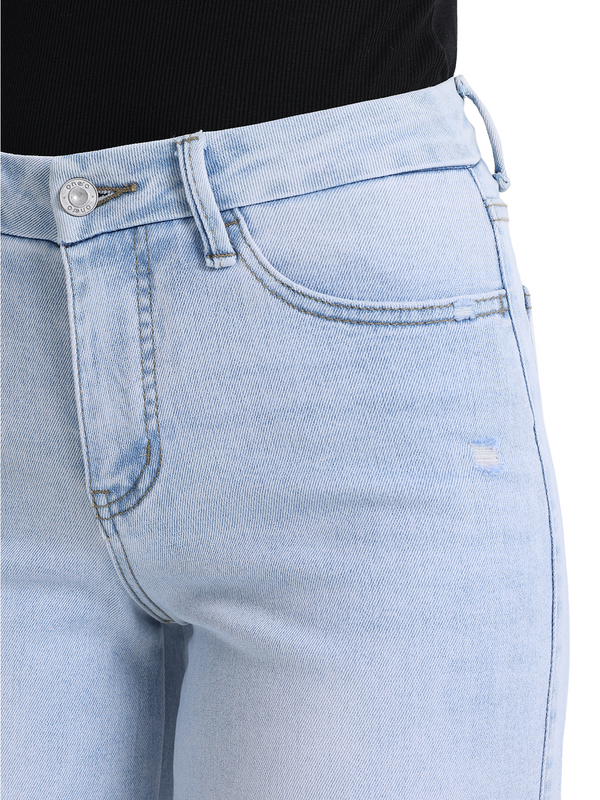 ONESO Women Classic Mid Rise Wide Leg Jeans