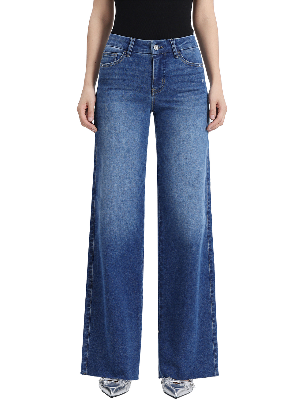 ONESO Women Vintage Wide Leg Jeans