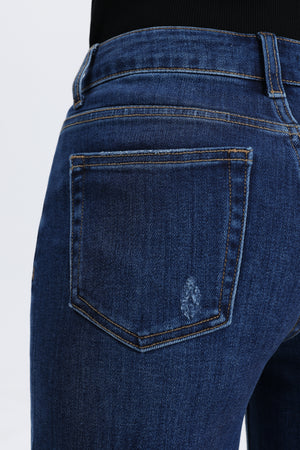 ONESO Women Effortless Coastal Mid Rise Wide Leg Jeans – Petite & Tall