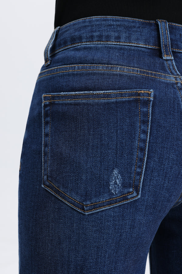 ONESO Women Effortless Coastal Mid Rise Wide Leg Jeans – Petite & Tall