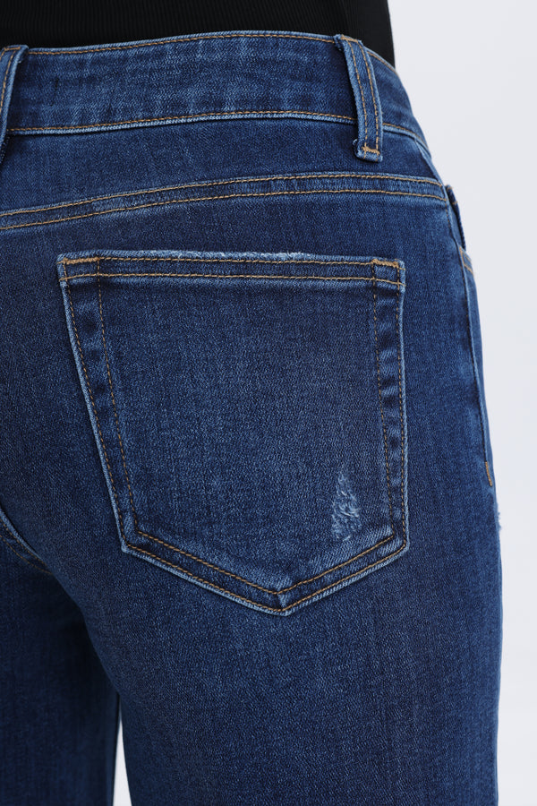 ONESO Women Effortless Coastal Mid Rise Wide Leg Jeans – Petite & Tall