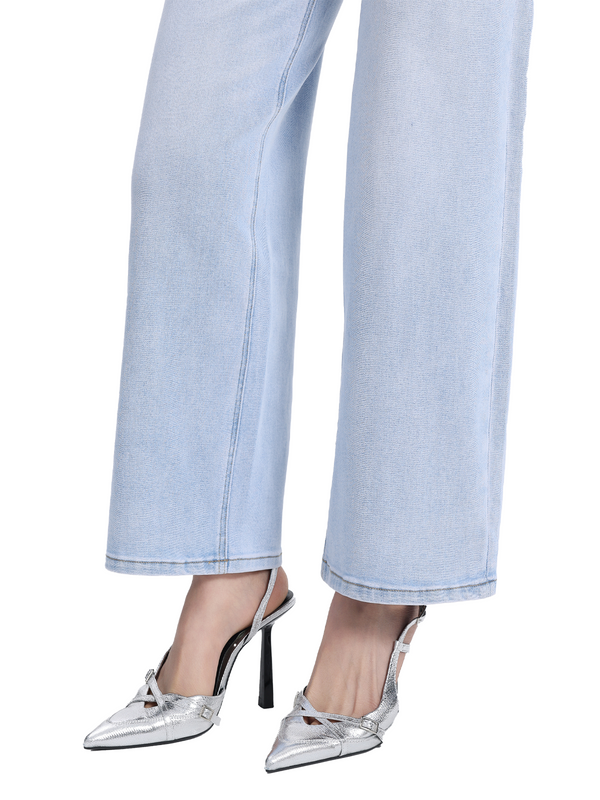 ONESO Women Effortless Coastal Mid Rise Wide Leg Jeans – Petite & Tall