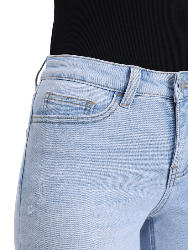 ONESO Women Effortless Coastal Mid Rise Wide Leg Jeans – Petite & Tall