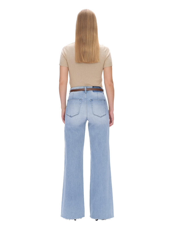 ONESO High Waist Light Blue Wide Leg Jeans