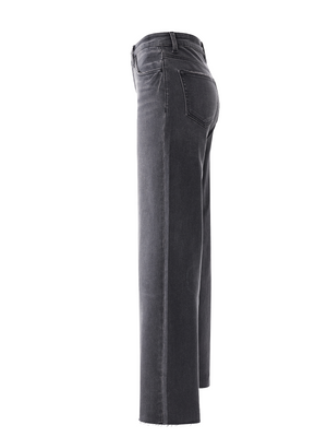ONESO Gray High Rise Wide Leg Jeans