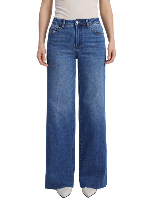 ONESO Chic High Rise Wide Leg Jeans