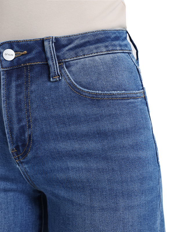 ONESO Chic High Rise Wide Leg Jeans