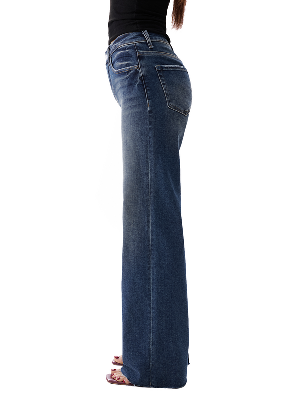ONESO Vintage Blue High Rise Wide Leg Jeans