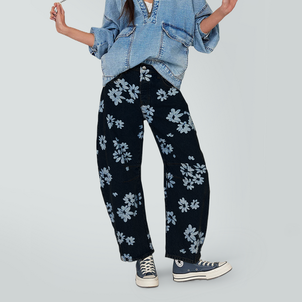 Women's Mid-Rise Straight-Leg Stretch Skinny Jeans