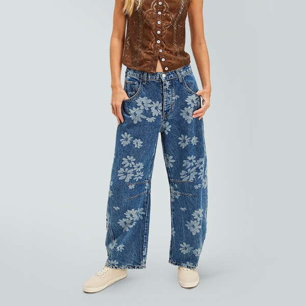 Women's Mid-Rise Straight-Leg Stretch Skinny Jeans