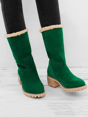 Ankle Fur Lined Snow Boots