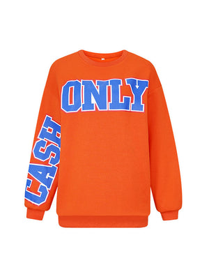 Letter Graphic Sweatshirt