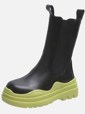 Chunky Soled Flatform Boots