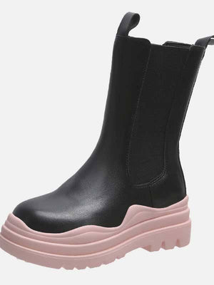 Chunky Soled Flatform Boots