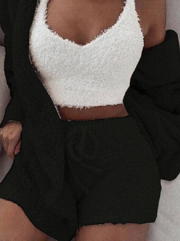 Fuzzy 3 Piece Cozy Set