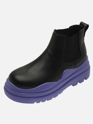 Chunky Soled Flatform Boots