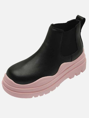 Chunky Soled Flatform Boots