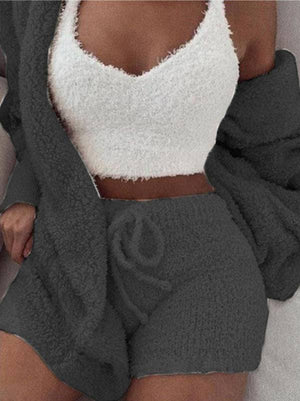 Fuzzy 3 Piece Cozy Set