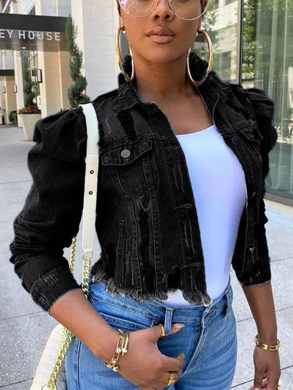 Crop Denim Jacket