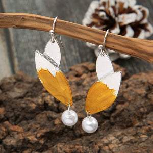 Leaf Shaped Irregular Earrings