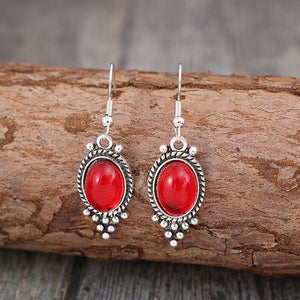 Ruby Long Earrings