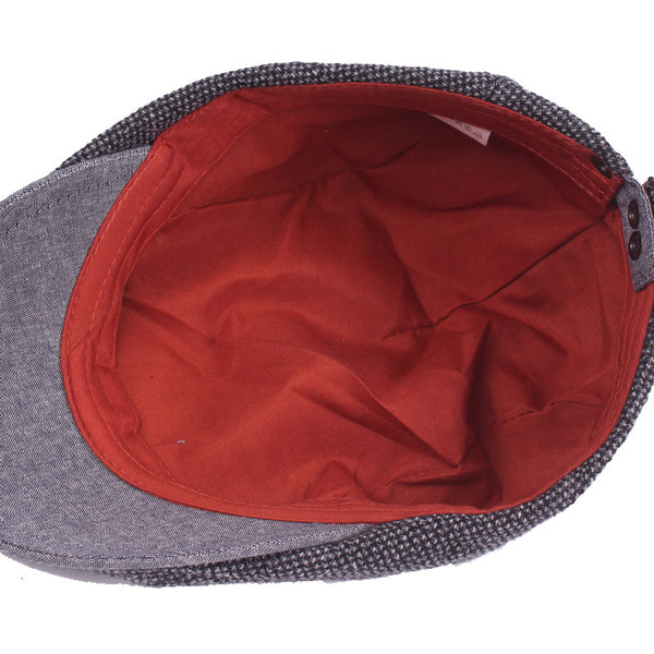 Men's Outdoor Sunshade Woolen Peaked Cap