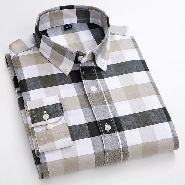 Men's Cotton Oxford Wrinkle Resistant Shirt