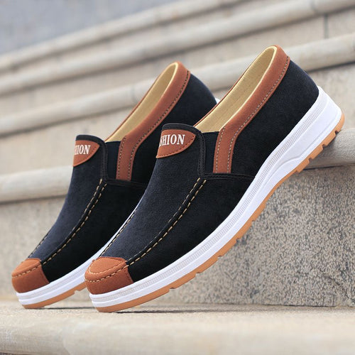 Men's cloth shoes are breathable and comfortable non-slip canvas shoes