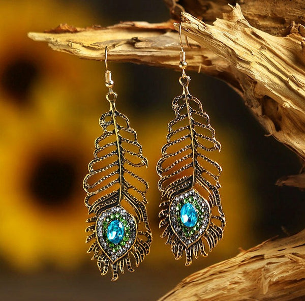 Peacock Earrings