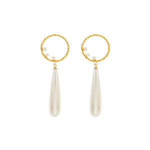 Water Drop Pearl Earrings