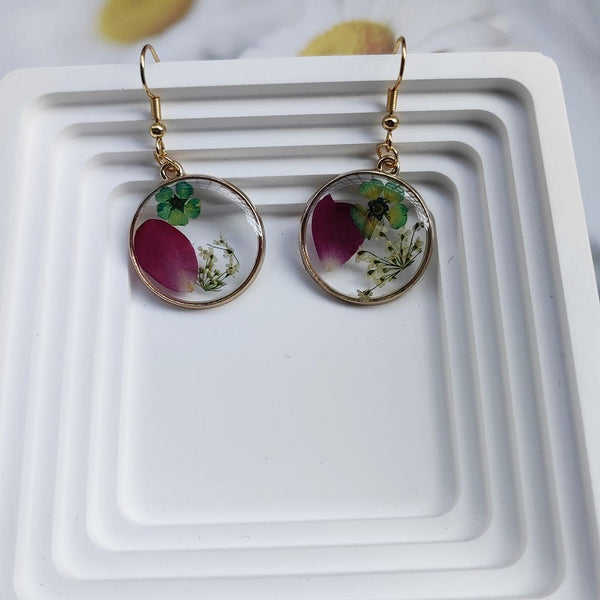 Dried Flower Earrings