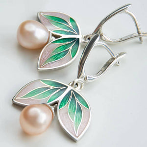 Leaf Shaped Earrings